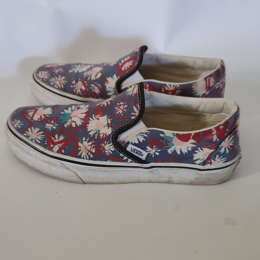 Vans Women's Floral Slip-On Sneakers